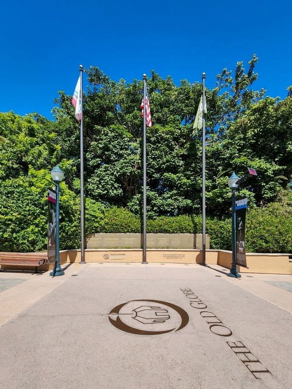The Old Globe Marker image. Click for full size.
