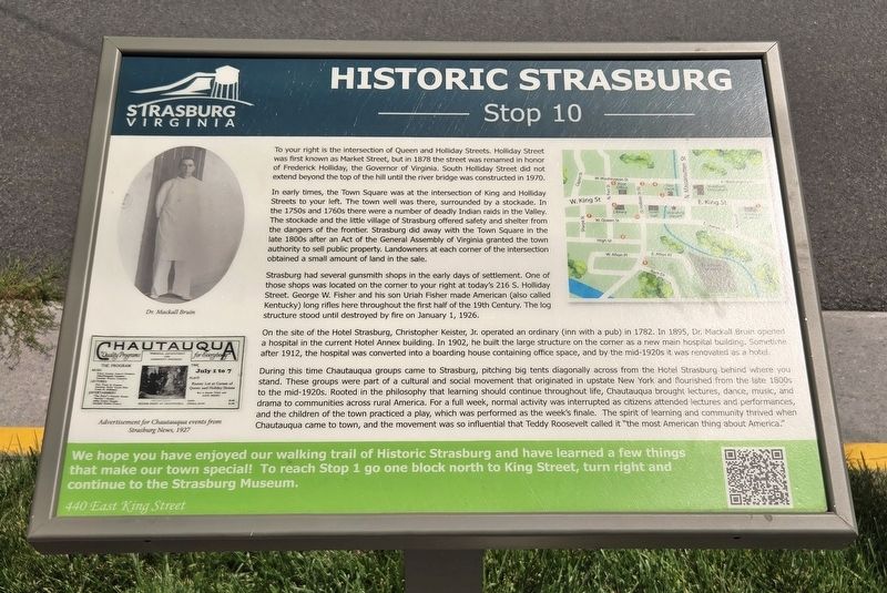 Historic Strasburg Marker image. Click for full size.