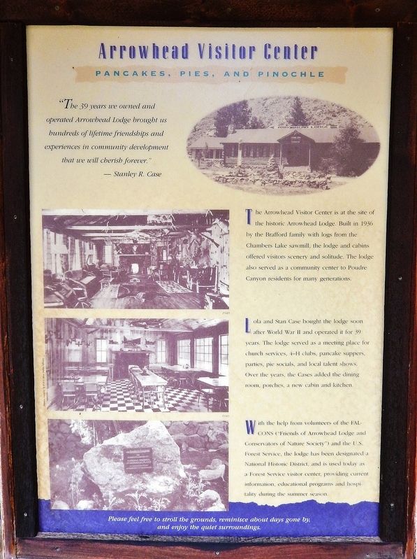 Arrowhead Visitor Center Marker image. Click for full size.