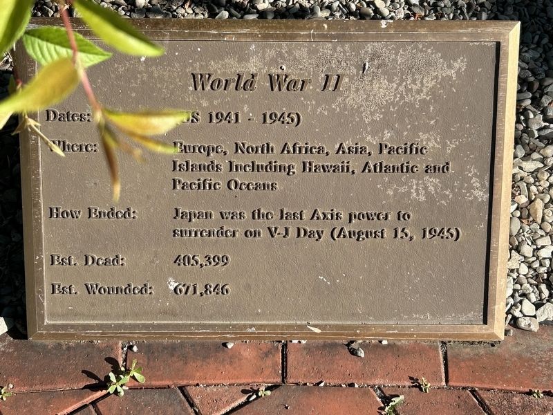 world War II Marker image. Click for full size.