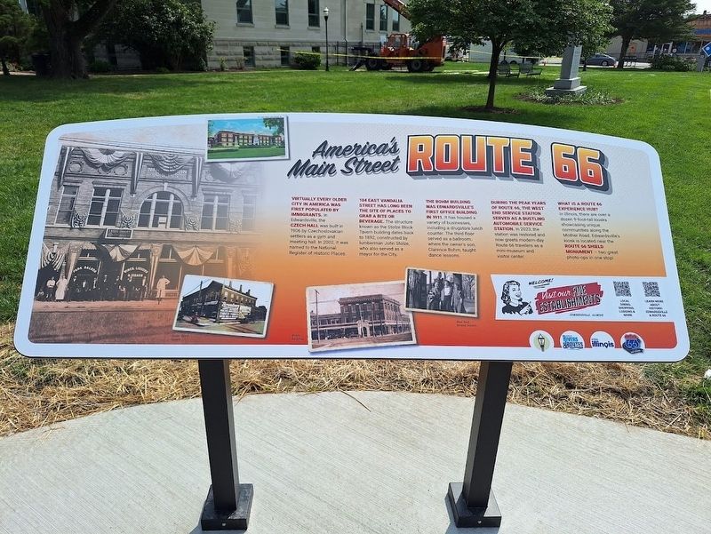 America's Main Street Route 66 Marker. Click for full size. America's Main Street Route 66 Marker image. Click for full size.
