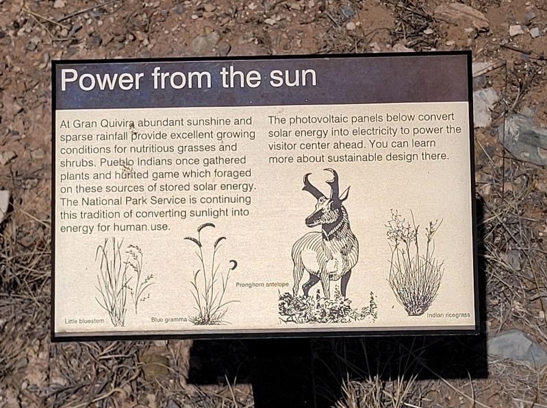 Power from the sun Marker. Click for full size. Power from the sun Marker image. Click for full size.