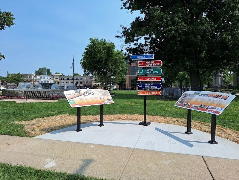 Greetings From Edwardsville, Illinois Marker. Click for full size. Greetings From Edwardsville, Illinois Marker image. Click for full size.