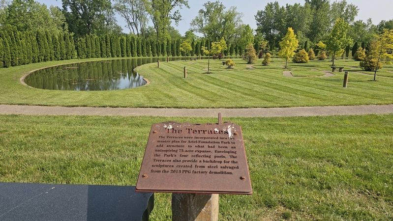 The Terraces Marker. Click for full size. The Terraces Marker image. Click for full size.