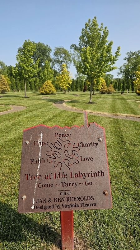 Tree of Life Labyrinth. Click for full size. Tree of Life Labyrinth image. Click for full size.