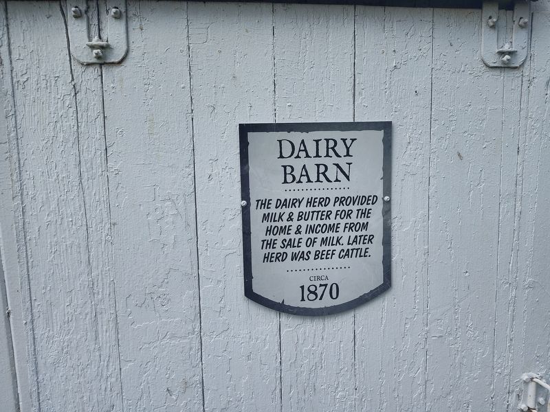 Dairy Barn Marker. Click for full size. Dairy Barn Marker image. Click for full size.