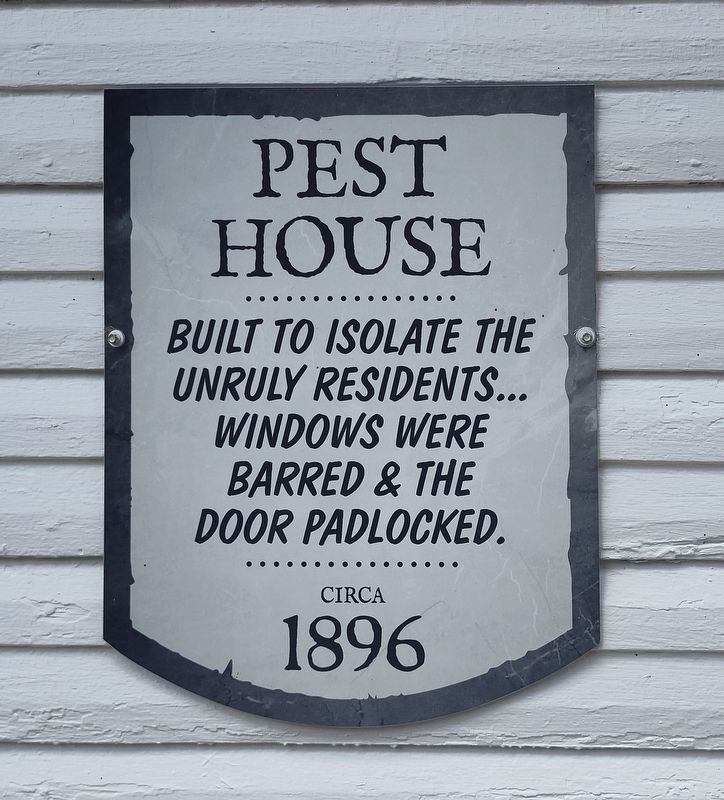 Pest House Marker. Click for full size. Pest House Marker image. Click for full size.