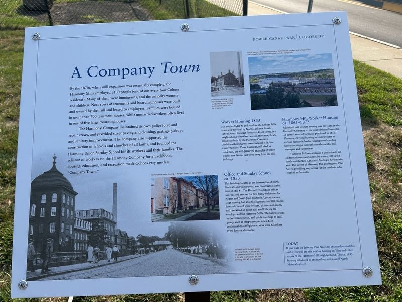 A <i>Company</i> Town Marker. Click for full size. A <i>Company</i> Town Marker image. Click for full size.