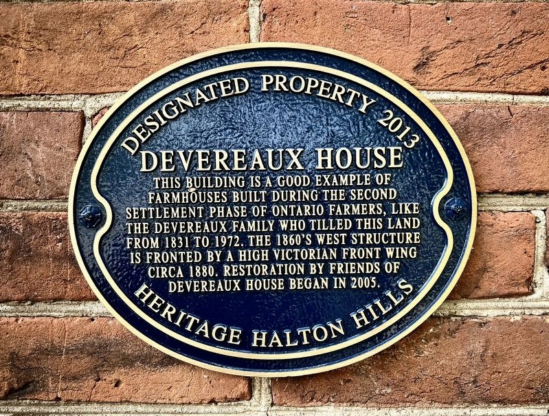 Devereaux House Marker image. Click for full size.