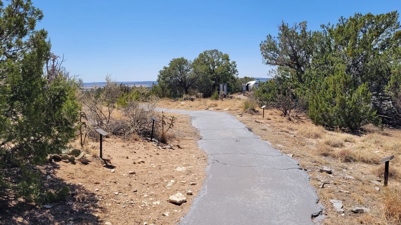 The view of the Pricklypear Marker along the trail. Click for full size. The view of the Pricklypear Marker along the trail image. Click for full size.