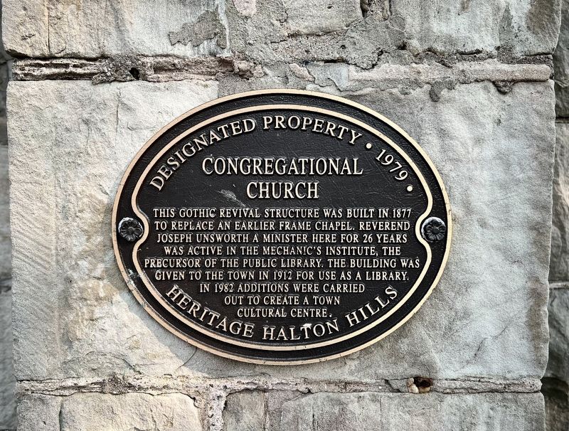 Congregational Church Marker image. Click for full size.