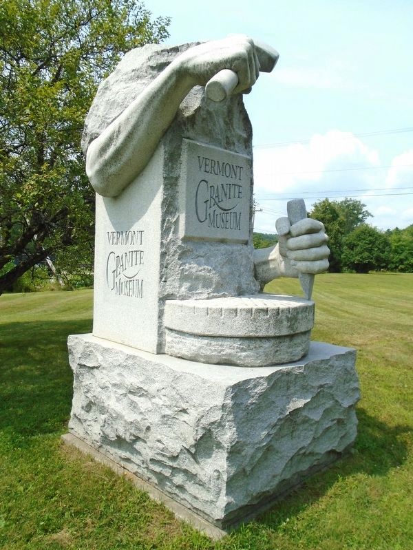 Vermont Granite Museum Sign. Click for full size. Vermont Granite Museum Sign image. Click for full size.