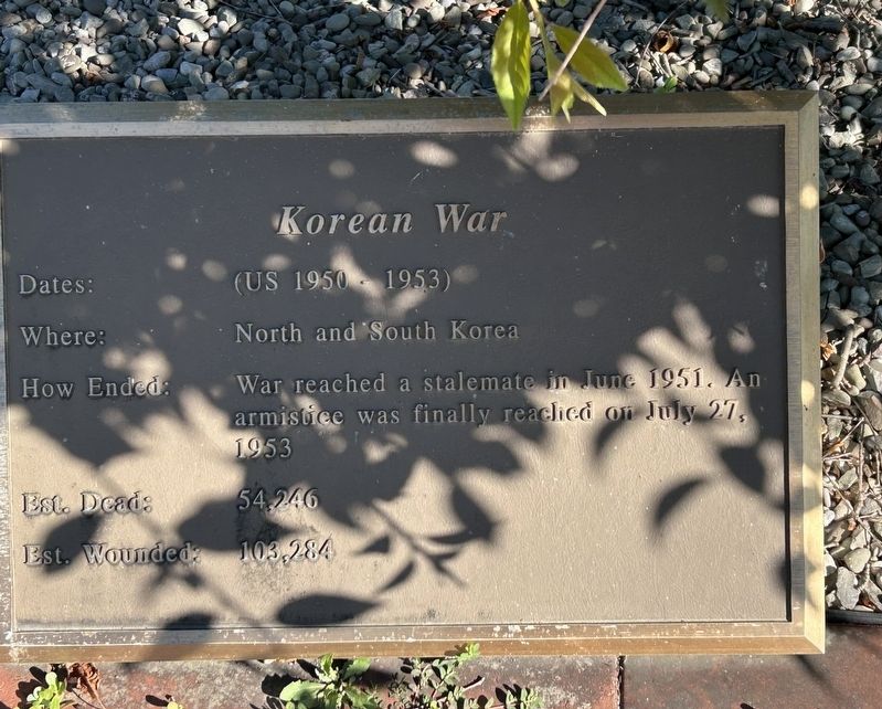 Korean War Marker image. Click for full size.