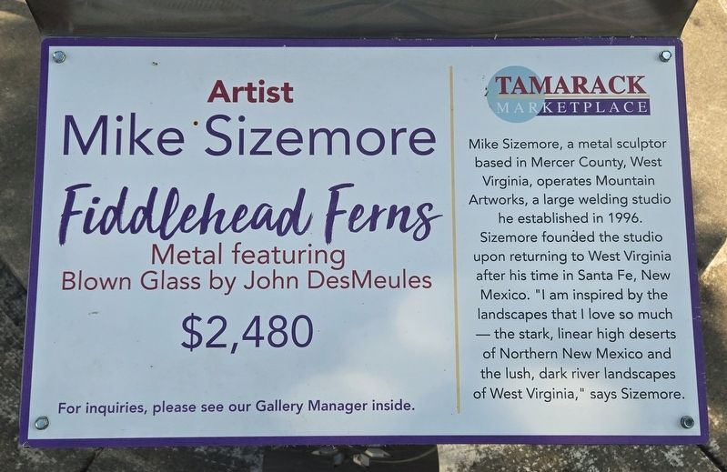 Artist Mike Sizemore Marker image. Click for full size.