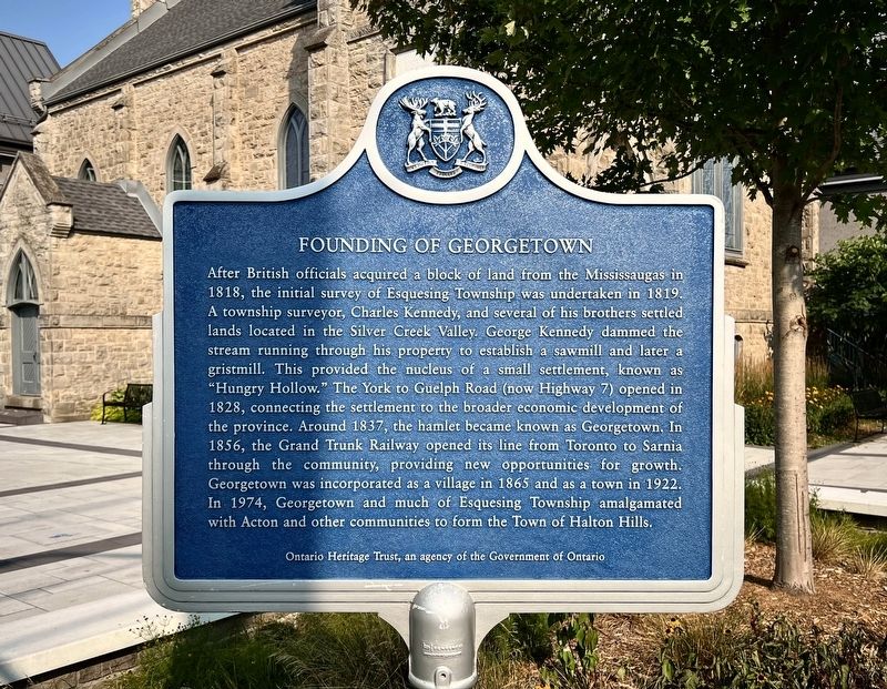 Founding of Georgetown Marker image. Click for full size.