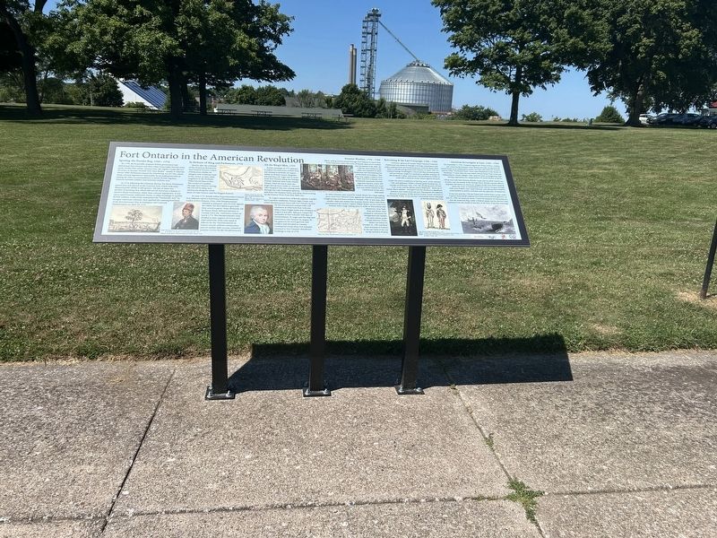 Fort Ontario in the American Revolution Marker. Click for full size. Fort Ontario in the American Revolution Marker image. Click for full size.