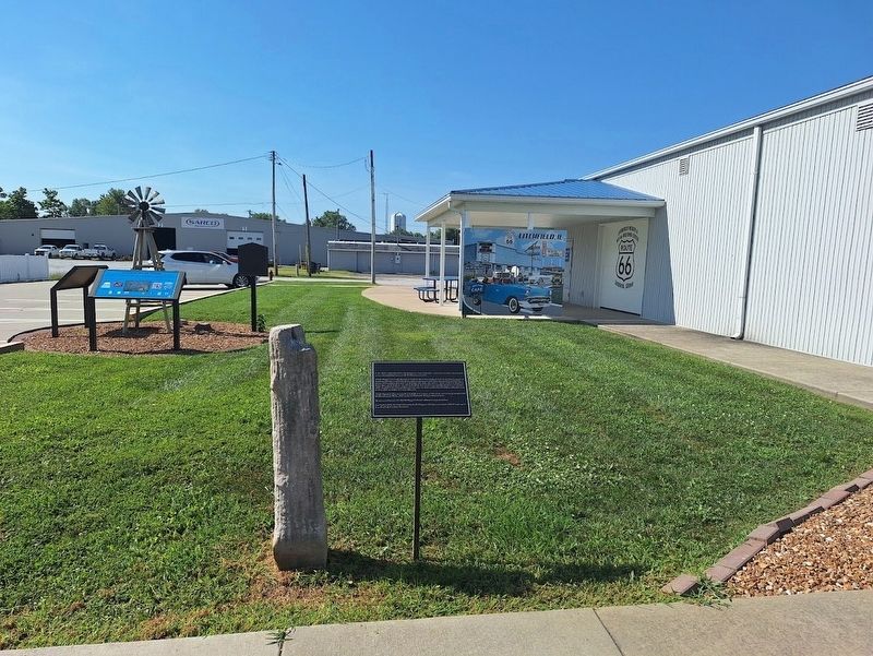 Hitching Posts Marker. Click for full size. Hitching Posts Marker image. Click for full size.