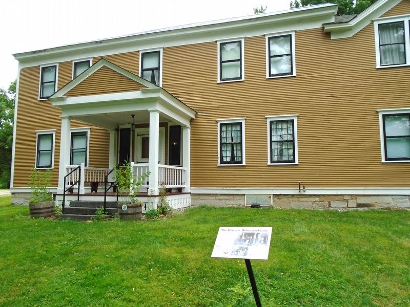 The Historic Robinson Home and Marker image. Click for full size.
