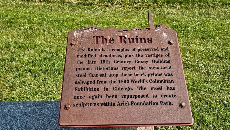The Ruins Marker. Click for full size. The Ruins Marker image. Click for full size.