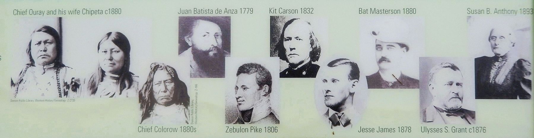 Marker detail: Notable Characters Who Passed this Way image. Click for full size.