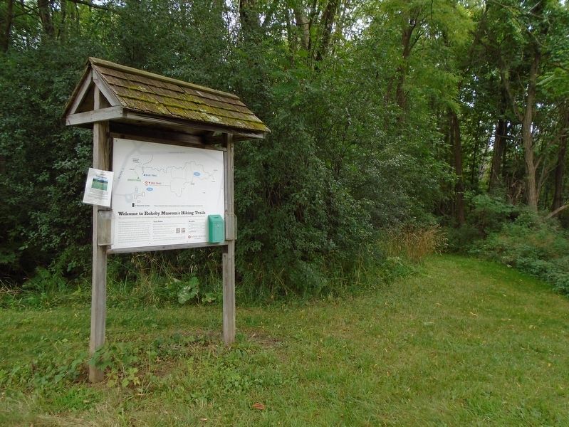 Welcome to Rokeby Museum's Hiking Trails Marker image. Click for full size.