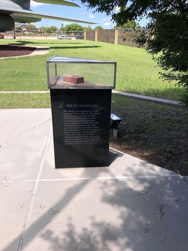 Tinker Air Force Base POW/MIA Memorial (First Hanoi Hilton monument) image. Click for full size.