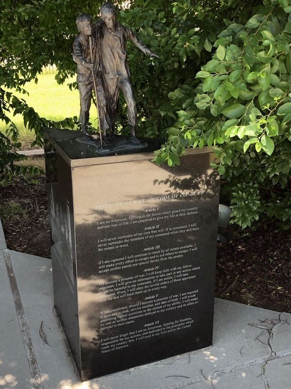 Tinker Air Force Base POW/MIA Memorial (Second Hanoi Hilton monument) image. Click for full size.