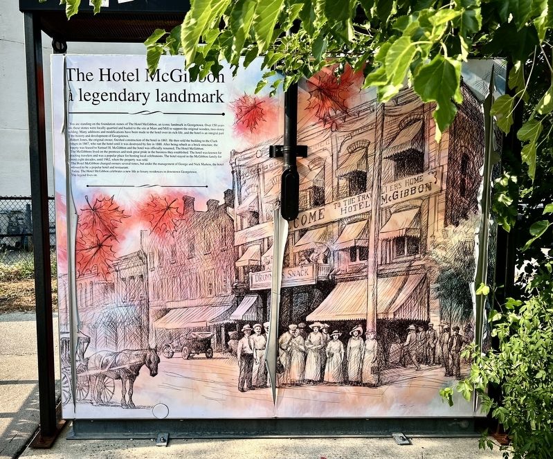 The Hotel McGibbon Marker image. Click for full size.