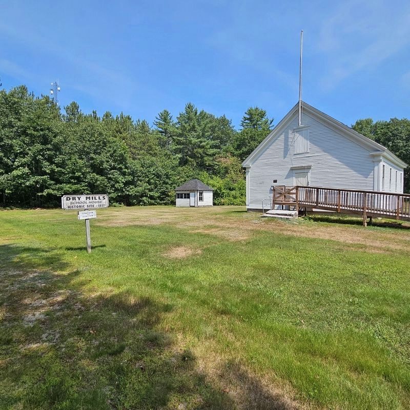 Dry Mills School House. Click for full size. Dry Mills School House image. Click for full size.