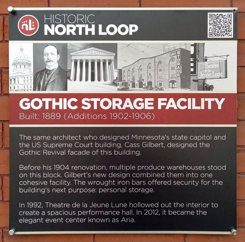 Gothic Storage Facility Marker image. Click for full size.