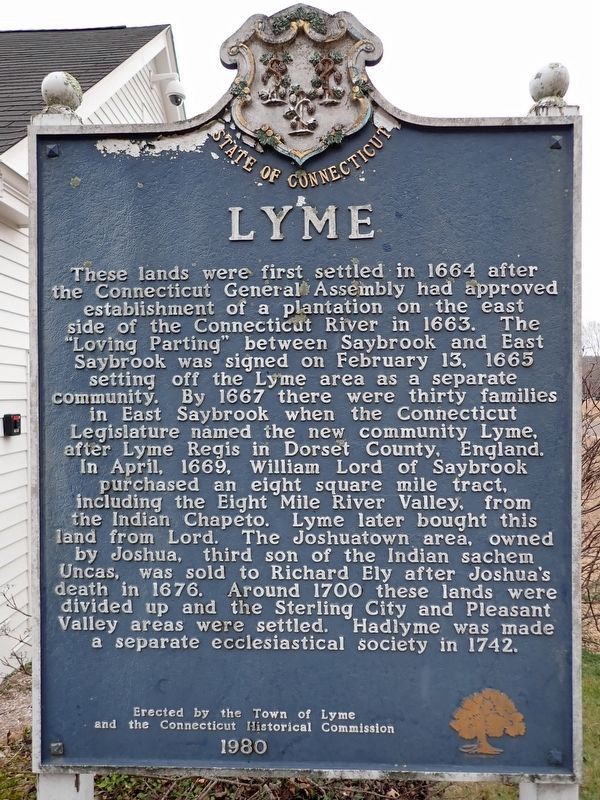 Lyme Marker. Click for full size. Lyme Marker image. Click for full size.