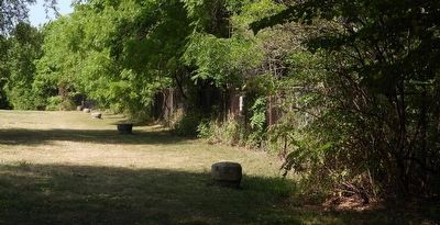 Third Welland Canal's Lock 2 - bollards along the south-west lock wall image. Click for full size.