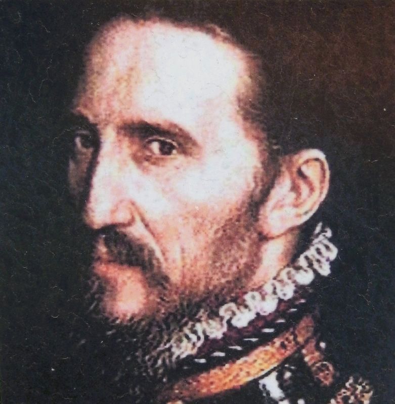 Marker detail: Francisco Coronado image. Click for full size.