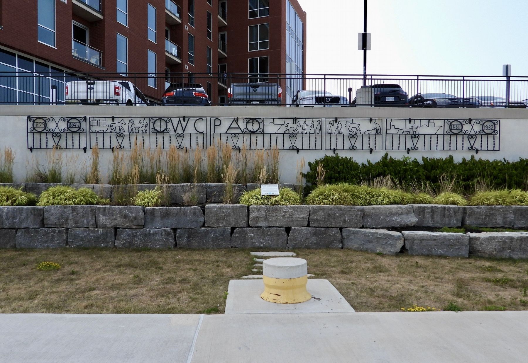 The Welland Canals Historical Fence. Click for full size. The Welland Canals Historical Fence image. Click for full size.