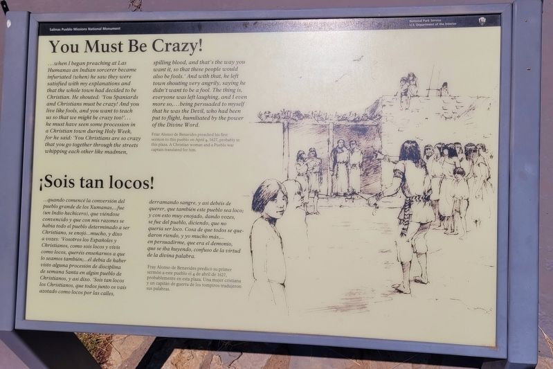 You Must Be Crazy! / ¡Sois tan locos! Marker. Click for full size. You Must Be Crazy! / ¡Sois tan locos! Marker image. Click for full size.