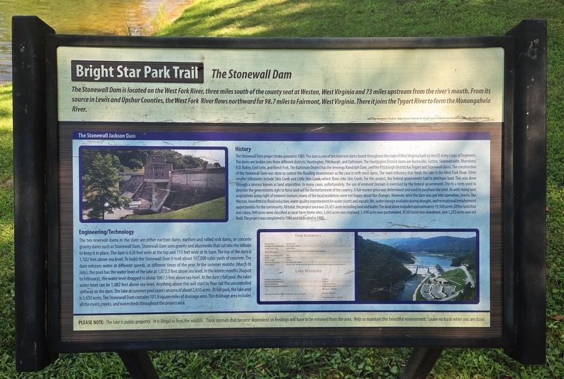 Bright Star Park Trail Marker. Click for full size. Bright Star Park Trail Marker image. Click for full size.