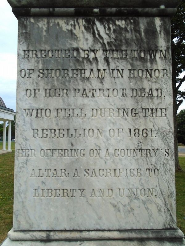 Civil War Memorial Dedication image. Click for full size.