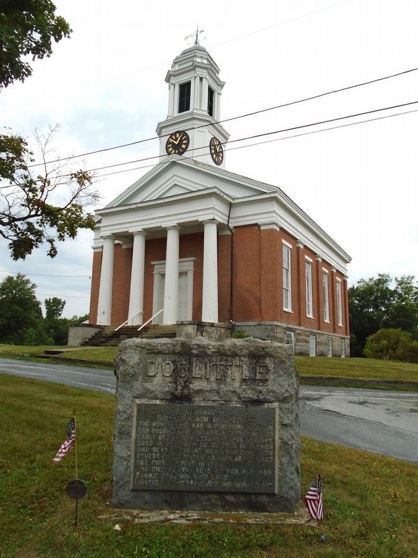 Colonel Ephraim Doolittle Monument image. Click for full size.