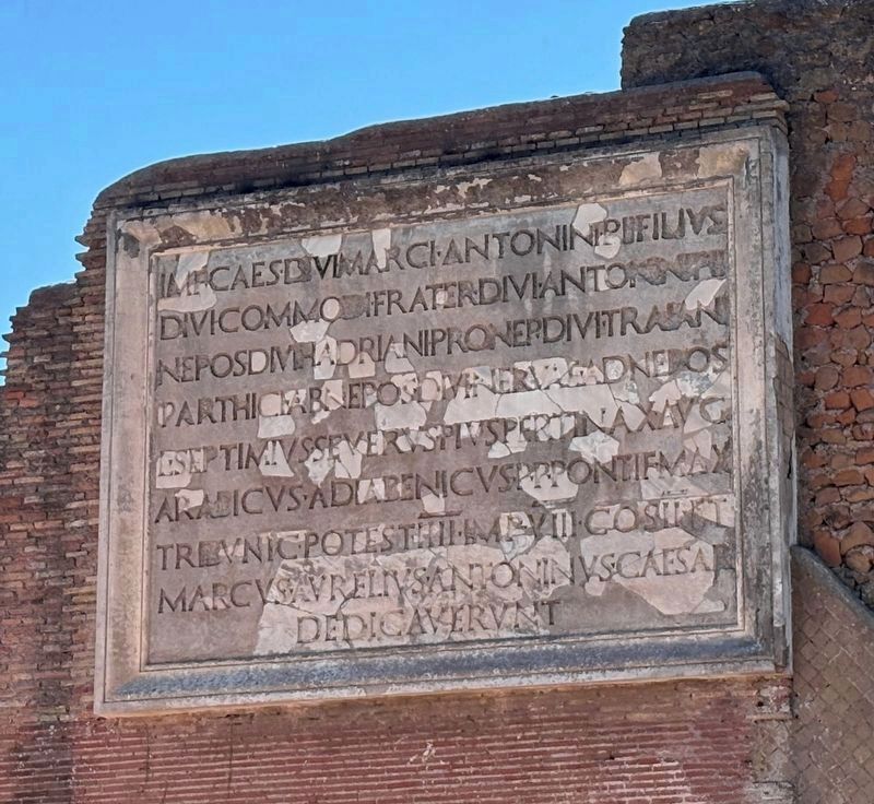 The Theatre of Ostia Marker. Click for full size. The Theatre of Ostia Marker image. Click for full size.