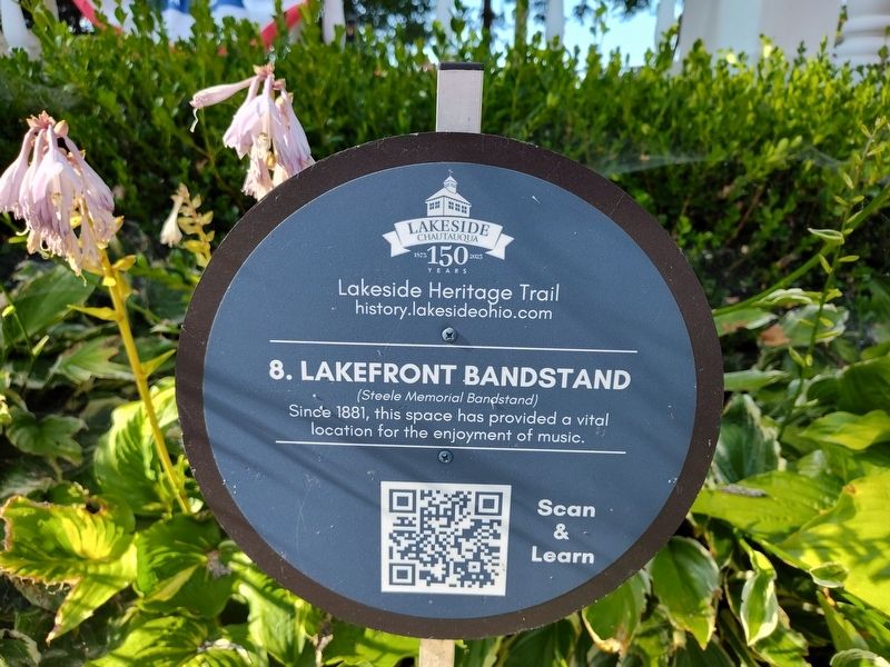 Lakefront Bandstand Marker. Click for full size. Lakefront Bandstand Marker image. Click for full size.