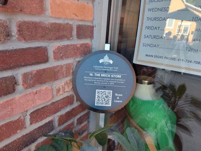 The Brick Store Marker image. Click for full size.