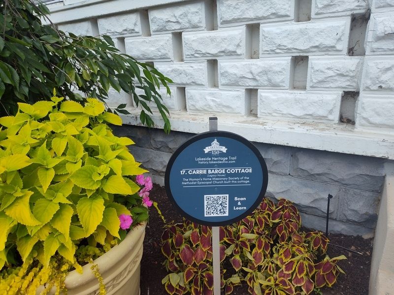 Carrie Barge Cottage Marker image. Click for full size.