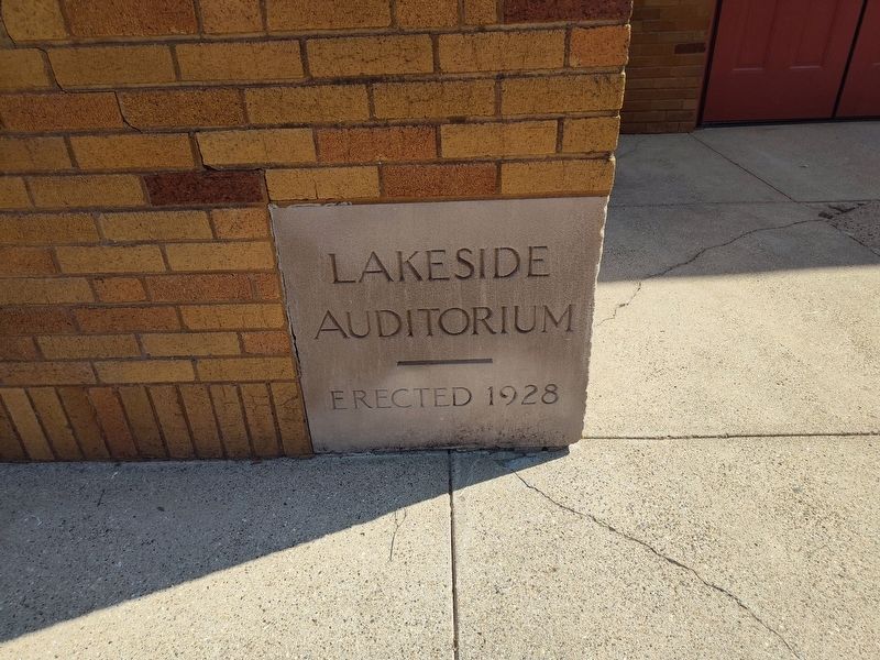 Central/Hoover Auditorium Marker image. Click for full size.