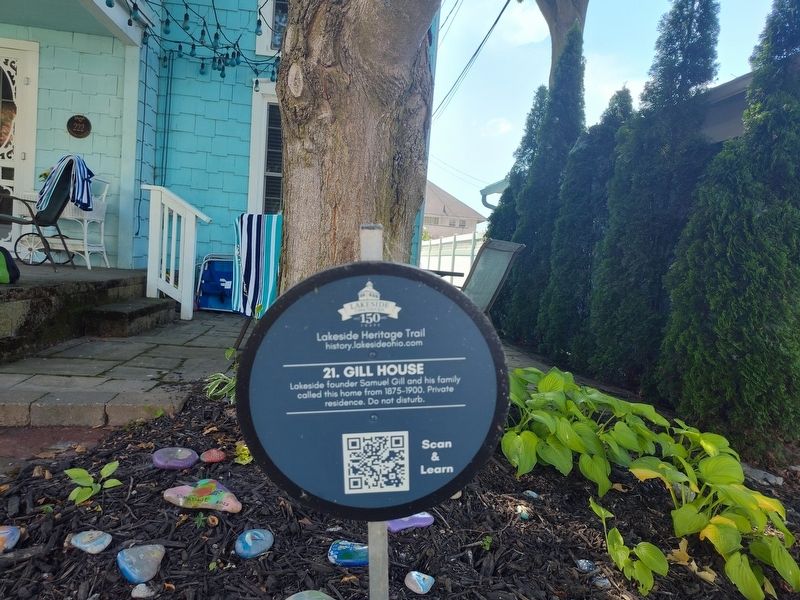 Gill House Marker image. Click for full size.