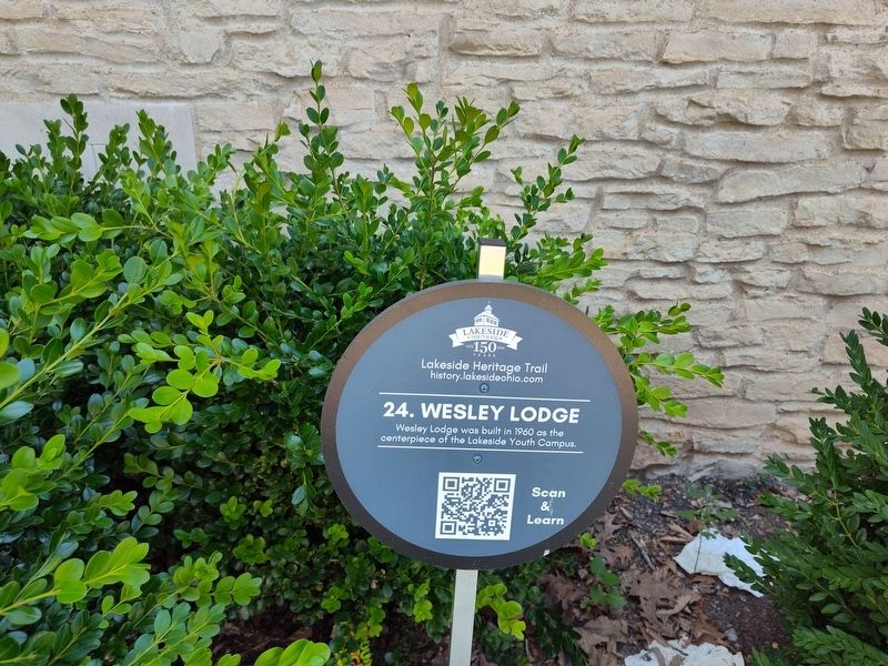 Wesley Lodge Marker image. Click for full size.