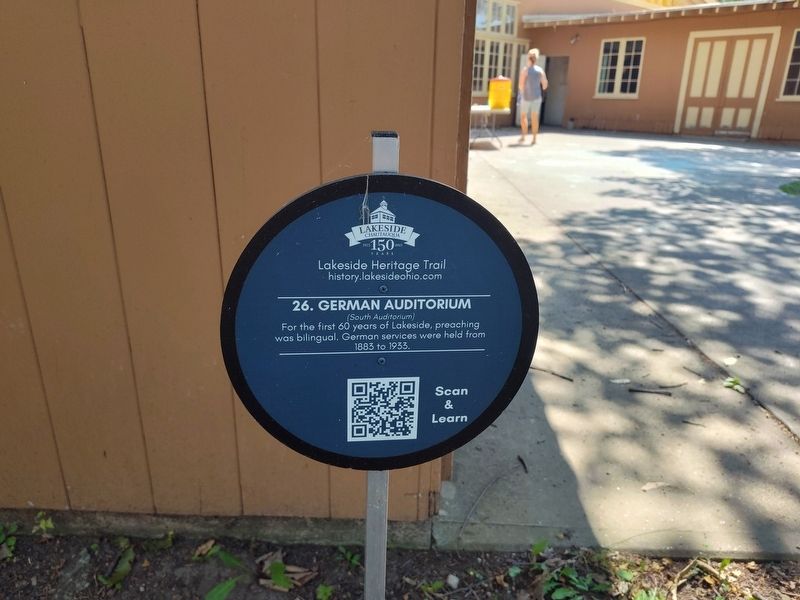 German Auditorium Marker image. Click for full size.