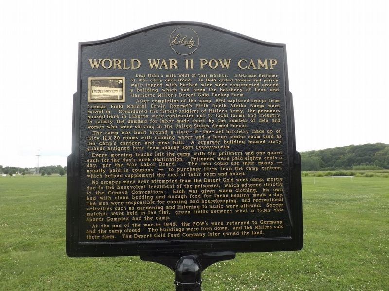 World War II POW Camp Marker. Click for full size. World War II POW Camp Marker image. Click for full size.