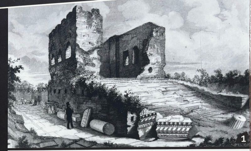 Close-up of the drawing on the marker image. Click for full size.