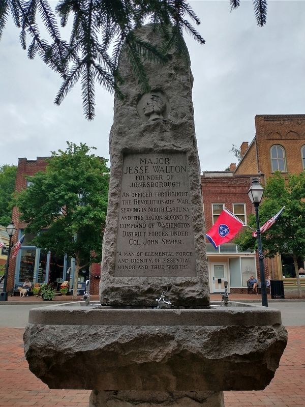 Major Jesse Walton Marker image. Click for full size.
