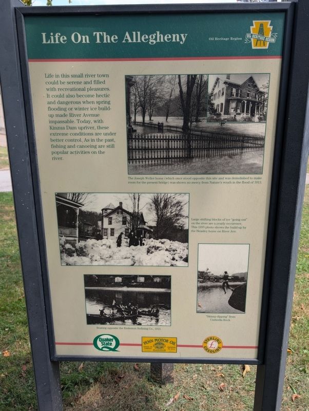 Life on the Allegheny Marker. Click for full size. Life on the Allegheny Marker image. Click for full size.